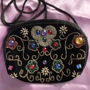 Vintage Velvet Jewel bag